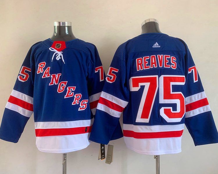 Men's New York Rangers Ryan Reaves #75 Blue Jersey