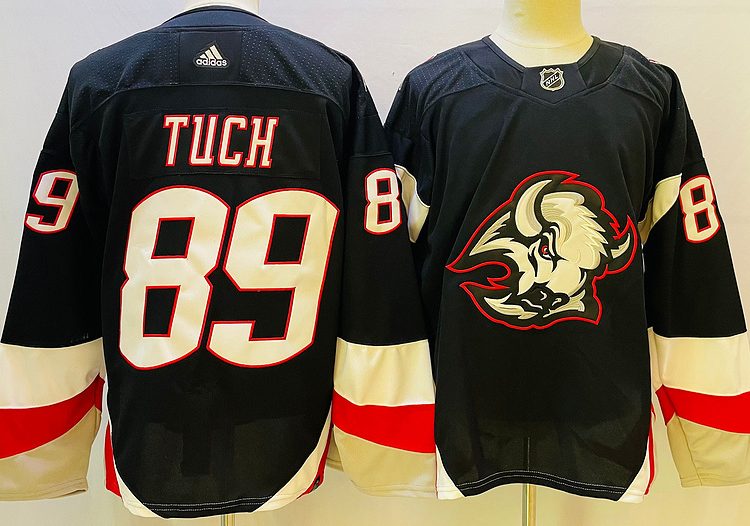 Men's Buffalo Sabres Alex Tuch #89 Black Jersey
