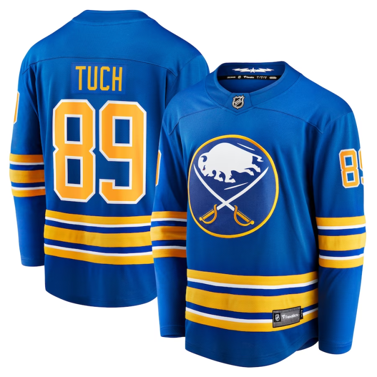 Men's Buffalo Sabres Alex Tuch #89 Royal Jersey