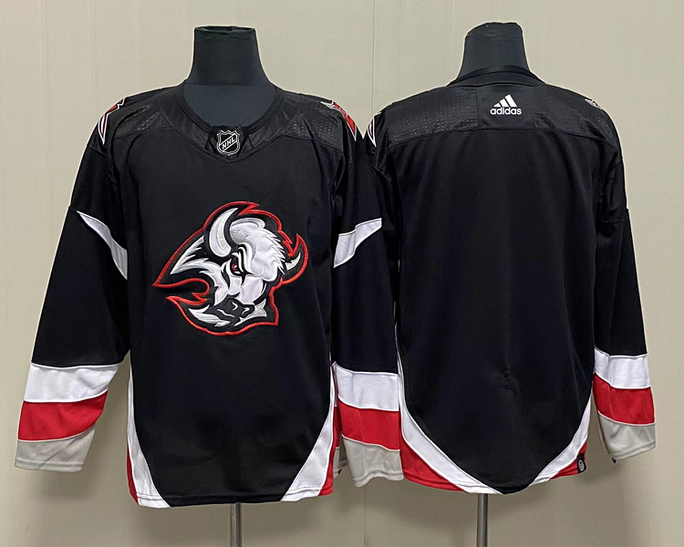 Men's Buffalo Sabres Black Alternate Premier Breakaway Blank Jersey