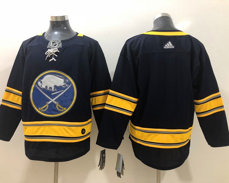 Men's Buffalo Sabres Black Blank Jersey