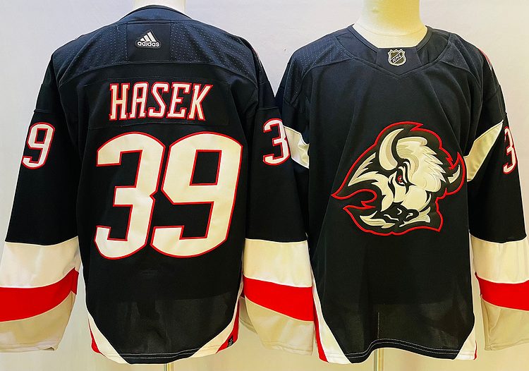 Men's Buffalo Sabres Dominik Hasek #39 Black Jersey