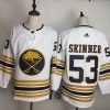 Men's Buffalo Sabres Jeff Skinner #53 White Jersey