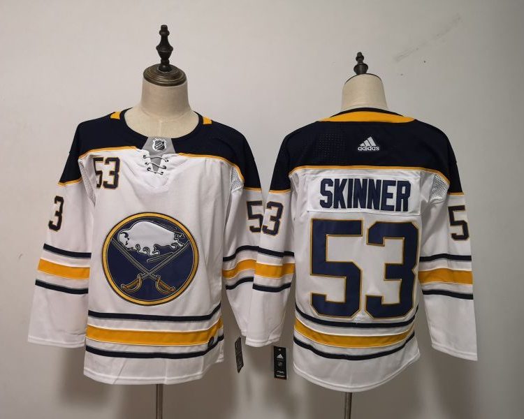 Men's Buffalo Sabres Jeff Skinner #53 White Jersey