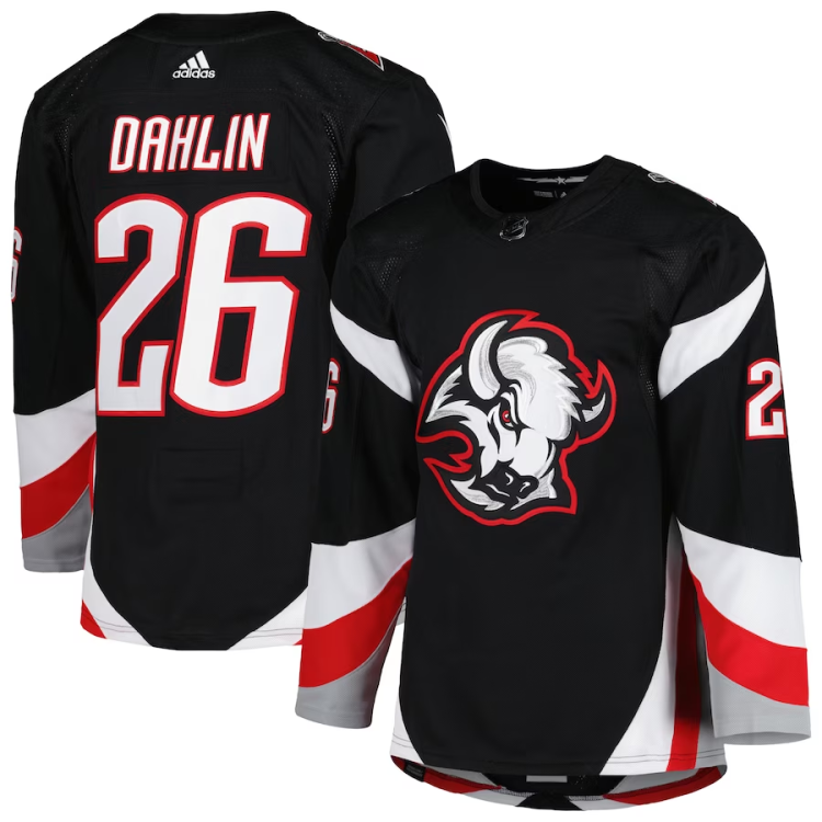 Men's Buffalo Sabres Rasmus Dahlin #26 Black Jersey
