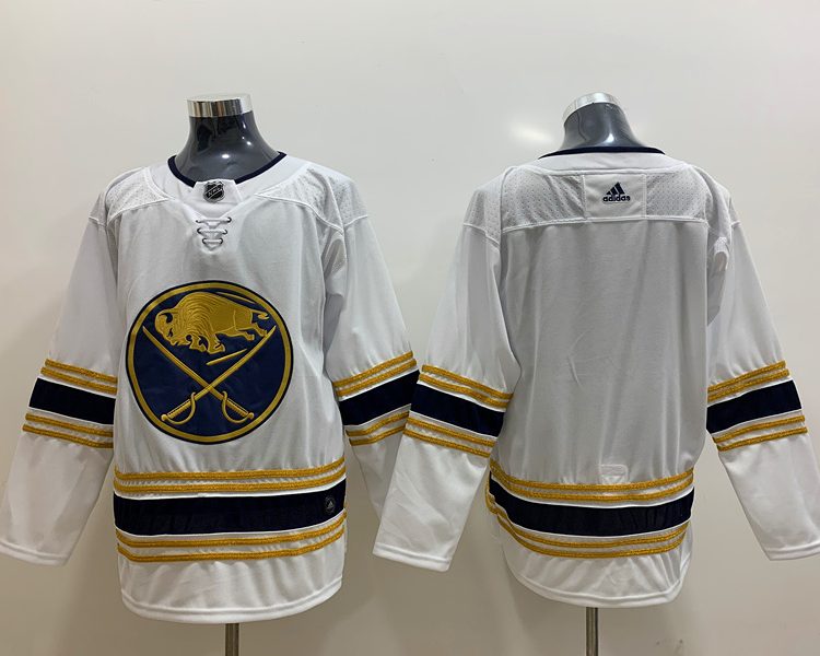 Men's Buffalo Sabres White Blank Jersey