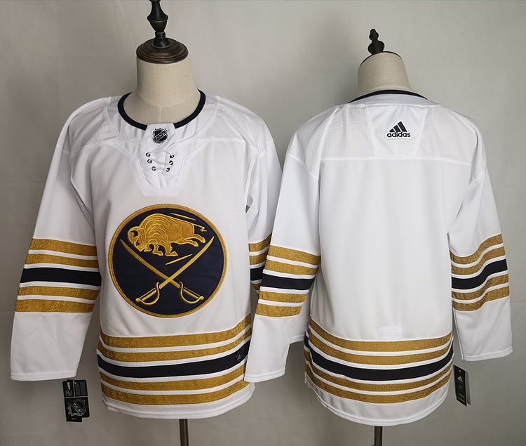 Men's Buffalo Sabres White Blank Jersey
