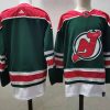 Men's New Jersey Devils Green Blank Jersey