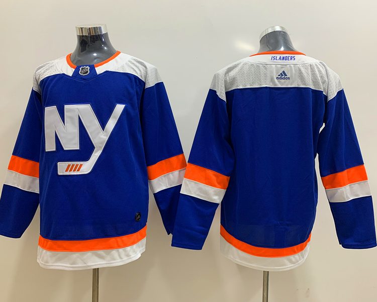 Men's New York Islanders Blue Blank Jersey