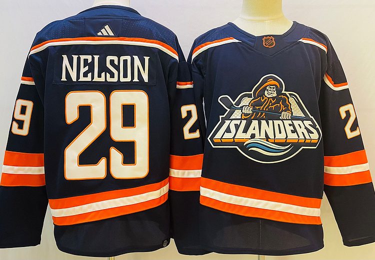 Men's New York Islanders Brock Nelson #29 Blue jersey