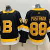 Men's Boston Bruins David Pastrnak #88 Black Jersey
