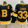 Men's Boston Bruins Zdeno Chara #33 Black Jersey