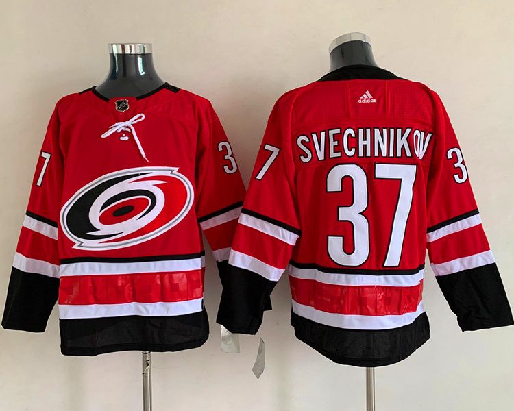 Men's Carolina Hurricanes Andrei Svechnikov #37 Red Jersey
