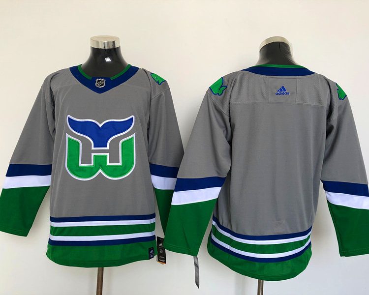 Men's Carolina Hurricanes Gray Blank Jersey