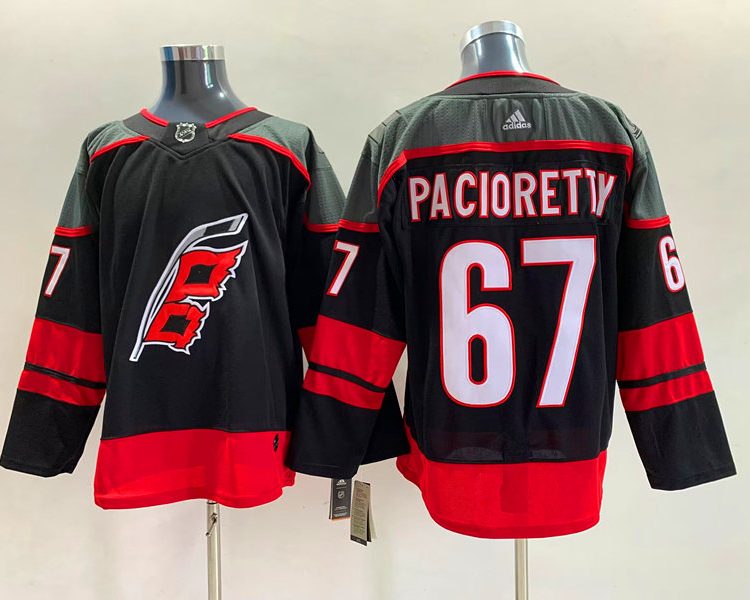 Men's Carolina Hurricanes Max Pacioretty #67 Black Home Breakaway Jersey