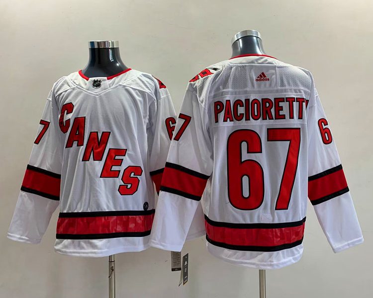 Men's Carolina Hurricanes Max Pacioretty #67 White Home Breakaway Jersey