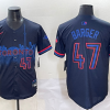Men's Toronto Blue Jays Addison Barger #47 Black 2024 City Connect Limited Jersey
