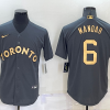 Men's Toronto Blue Jays Alex Manoah #6 Gray Baseball Jersey