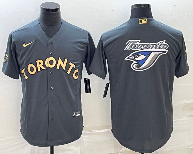 Men's Toronto Blue Jays Gray Jersey