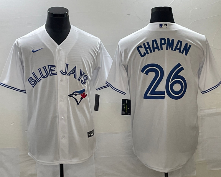 Men's Toronto Blue Jays Matt Chapman #26 White Jersey