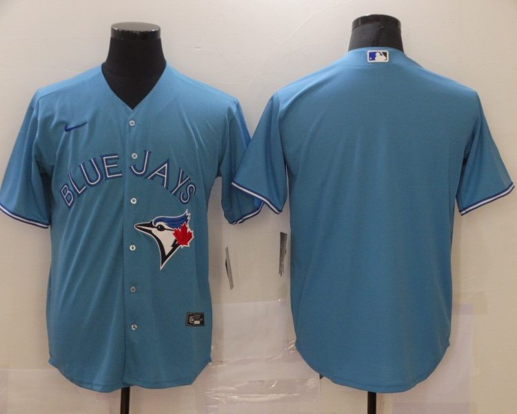 Men's Toronto Blue Jays Powder Blue Alternate Team Blank Jersey