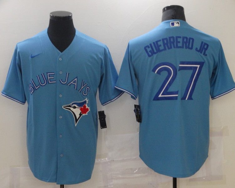Men's Toronto Blue Jays Vladimir Guerrero Jr. #27 Light Blue Replica