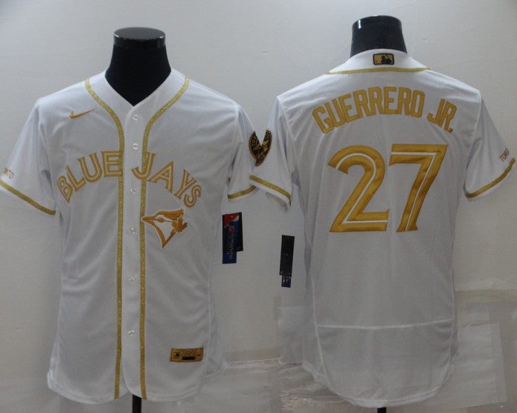 Men's Toronto Blue Jays Vladimir Guerrero Jr. #27 White Playe