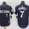 Men's Arizona Diamondbacks Corbin Carroll #7 Black Alternate Limited Jersey
