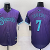 Men's Arizona Diamondbacks Corbin Carroll #7 Purple 2025 City Connect Limited Jersey