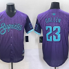 Men's Arizona Diamondbacks Zac Gallen #23 Purple 2025 City Connect Limited Jersey