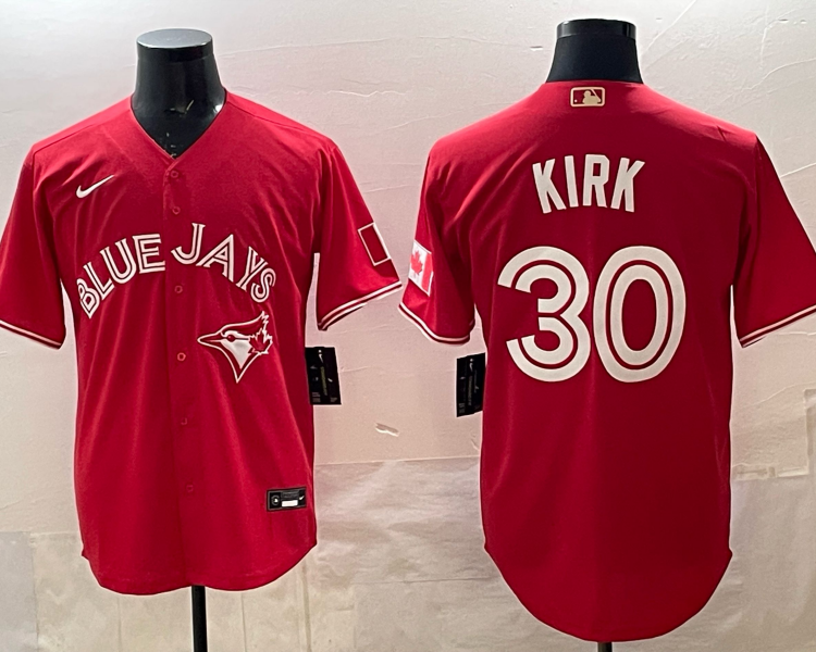 Men's Toronto Blue Jays Alejandro Kirk #30 Red Jersey