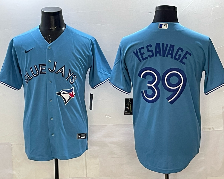 Men's Toronto Blue Jays Trey Yesavage #39 Powder Blue Jersey
