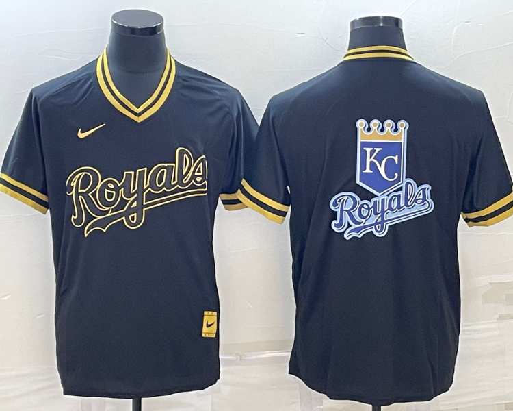 Men's Kansas City Royals Black Jersey