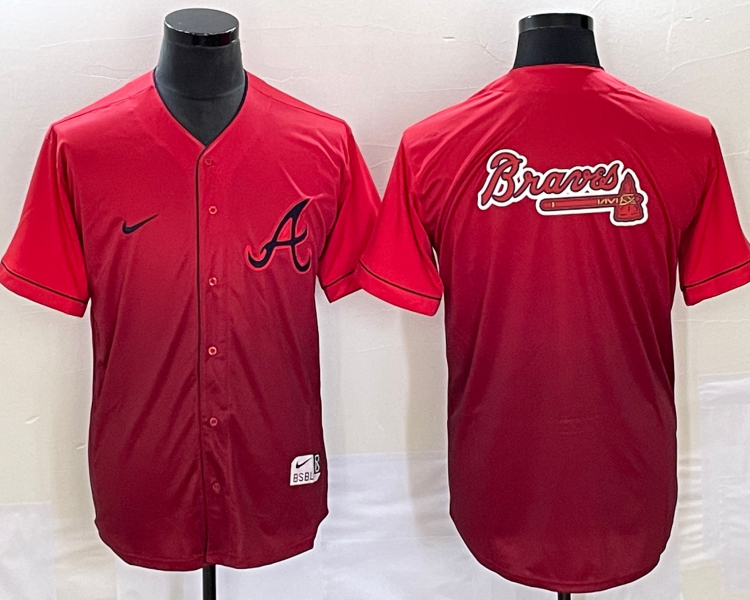 Men's Atlanta Braves Red Jersey