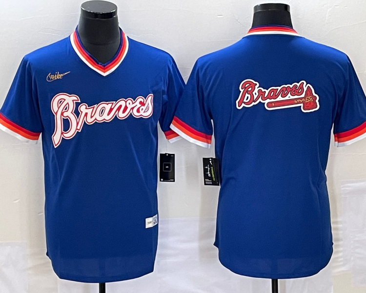 Men's Atlanta Braves Royal Cooperstown Collection Team Jersey