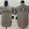 Men's Milwaukee Brewers Gray Team Jersey
