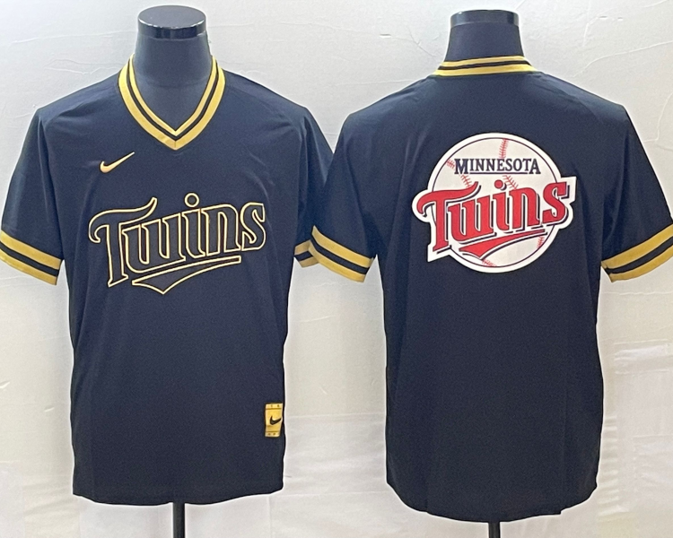 Men's Minnesota Twins Black Jersey