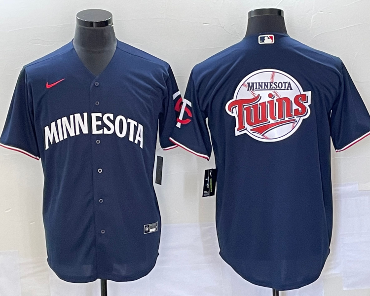 Men's Minnesota Twins Navy Alternate Team Jersey