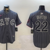 Men's New York Mets Juan Soto #22 Graphite 2024 City Connect Limited Jersey