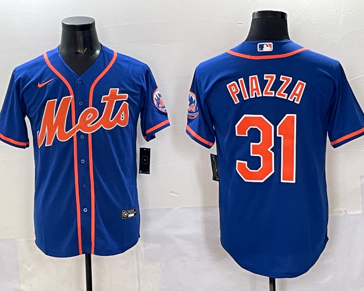 Men's New York Mets Mike Piazza #31 Royal Jersey