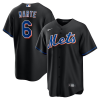 Men's New York Mets Starling Marte #6 Black Alternate Jersey