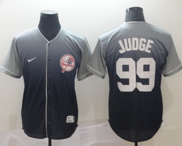Men's New York Yankees Aaron Judge #99 Gray Alternate Jersey