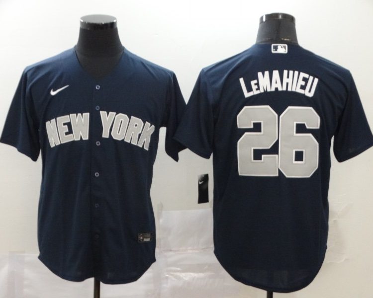 Men's New York Yankees DJ LeMahieu #26 Navy Jersey