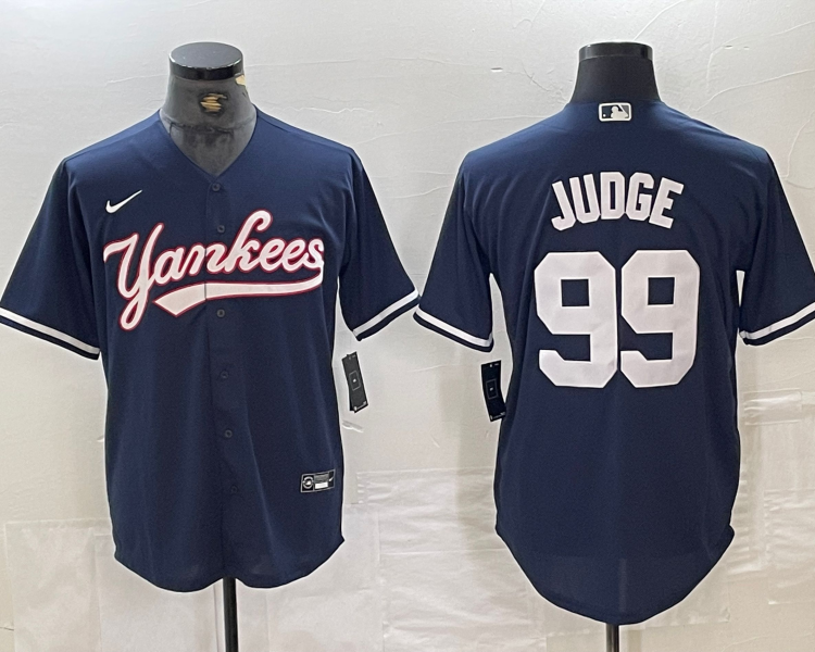 Men's New York Yankees Aaron Judge #99 Navy Limited Jersey