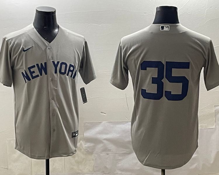 Men's New York Yankees Cody Bellinger #35 Gray Jersey