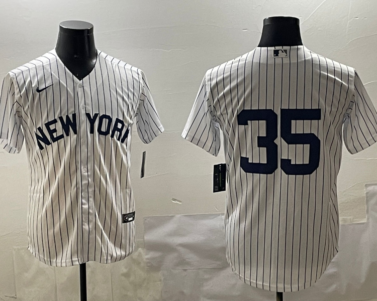 Men's New York Yankees Cody Bellinger #35 White Jersey