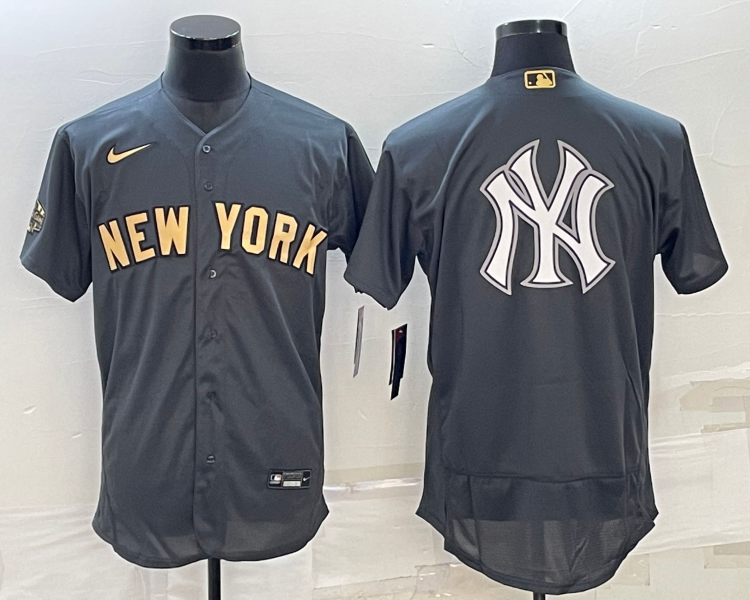 Men's New York Yankees Dark Gray Jersey