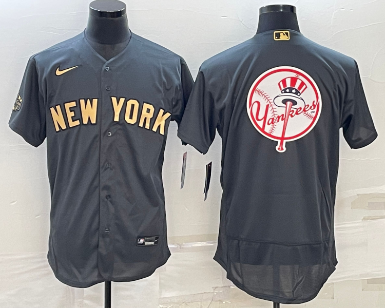 Men's New York Yankees Dark Gray Team Jersey