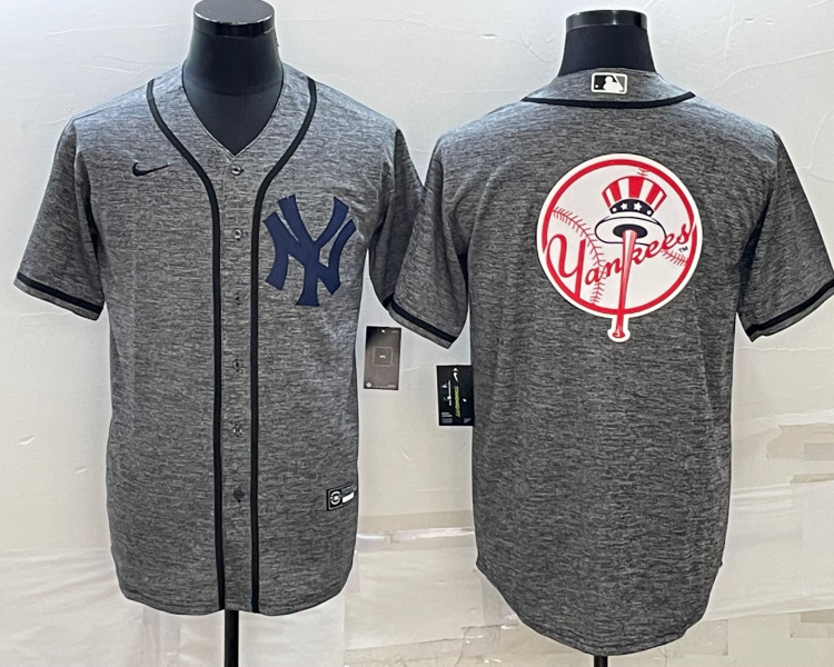 Men's New York Yankees Gray Alternate Team Jersey