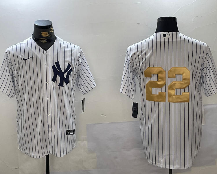 Men's New York Yankees Juan Soto #22 White Jersey